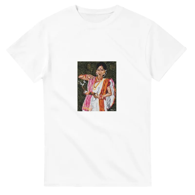 Vibrant Indian Art Inspired Tee in Your Choice of Sizes