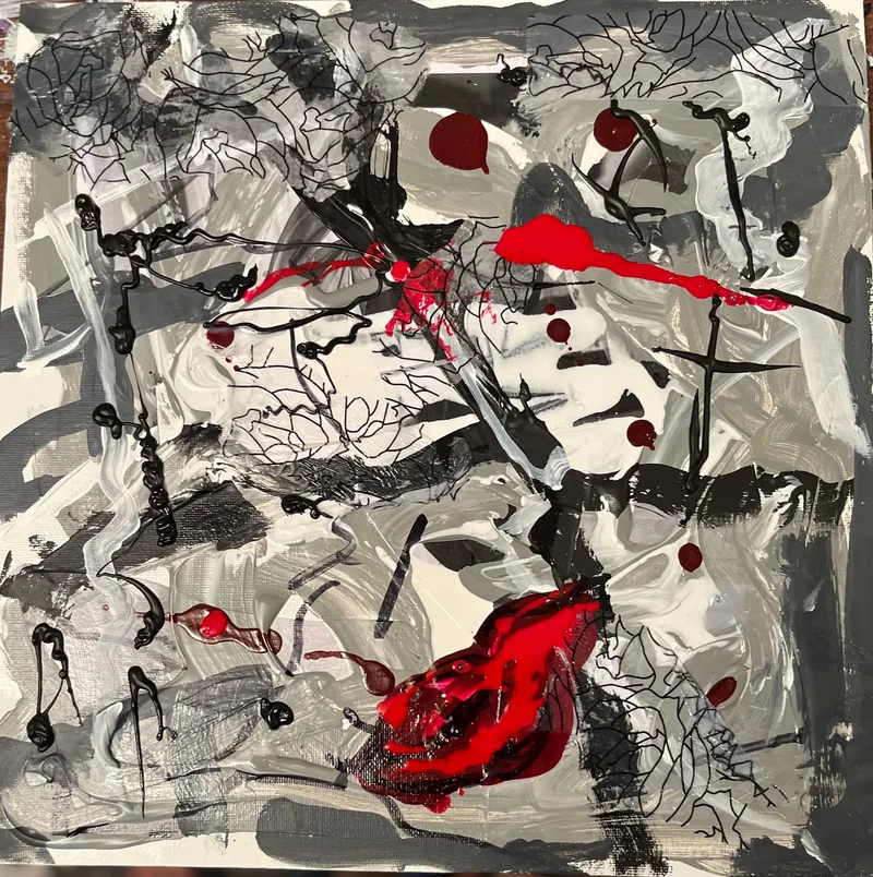Red Lips - Abstract