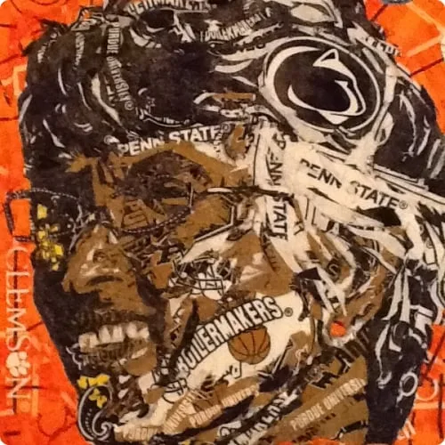 Homage to my schools-a self portrait