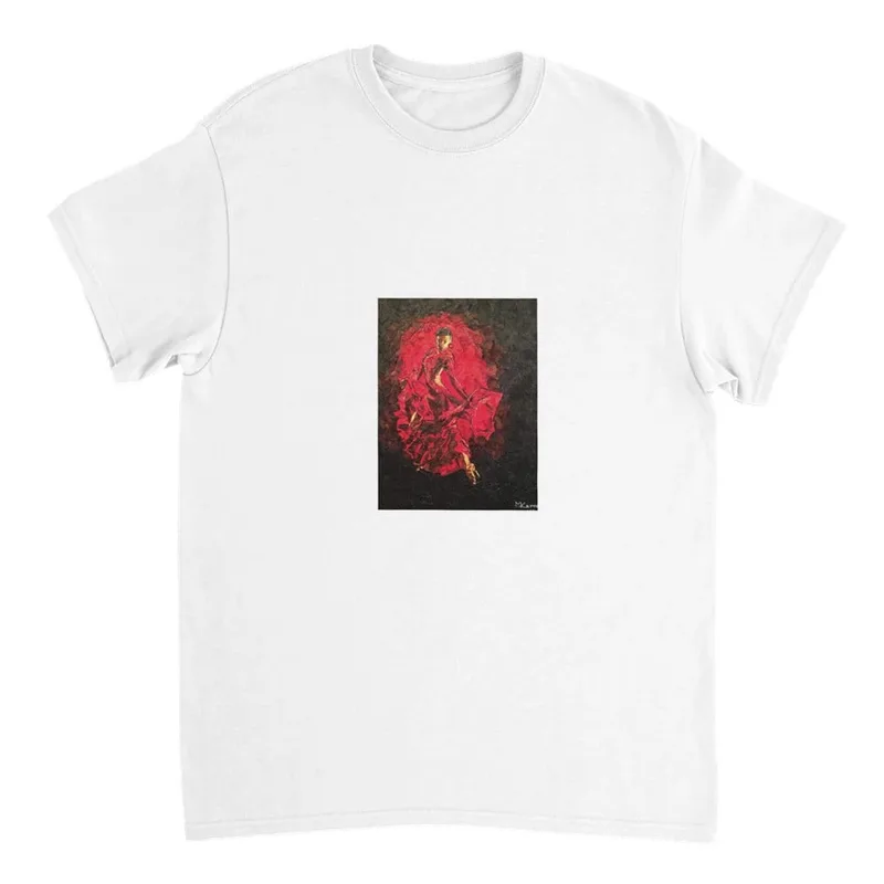 Fiery T-Shirt - Expressive Artwear in Your Size